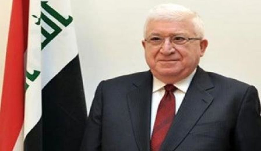 معصوم يهنئ الحلبوسي لتسلمه منصب رئيس البرلمان العراقي