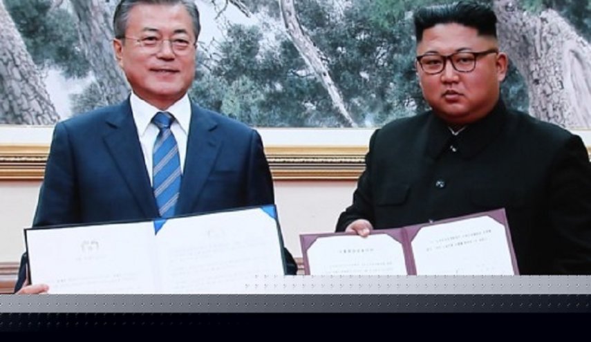 رهبران دو کره توافقنامه اجلاس سران را امضا کردند