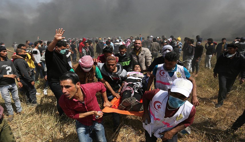 إصابات برصاص الاحتلال خلال قمع مسيرات العودة شرق القطاع
