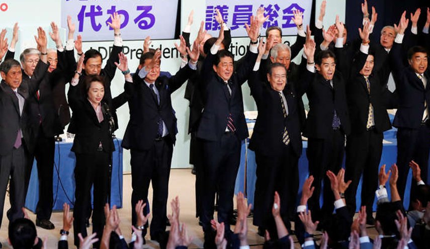 آبي يحافظ على منصبه رئيسا لوزراء اليابان