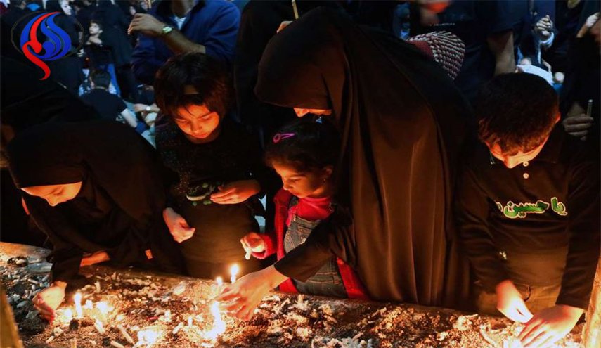 بالصور.. مراسم عزاء ليلة الحادية عشرة من المحرم في انحاء ايران + صور