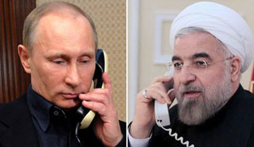 گفتگوی تلفنی پوتین با روحانی به دنبال حادثه تروریستی اهواز/ تأکید مسکو بر همکاری با تهران در مبارزه با تروریسم