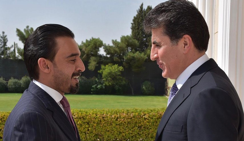 العراق.. رئيس البرلمان يلتقي نيجرفان البارزاني في أربيل