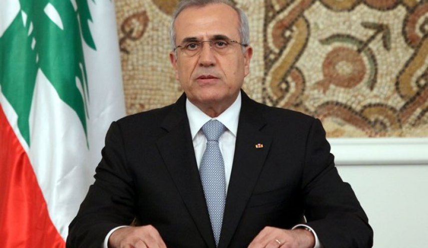 الرئيس اللبناني السابق يدعو اللبنانيين 