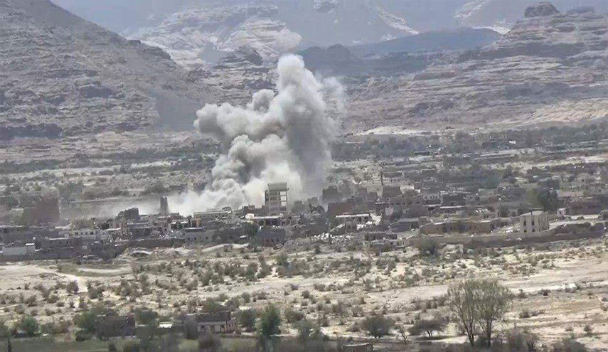 حمله جنگنده های سعودی به خانه ها و کشتزارهای شهروندان یمنی+عکس
