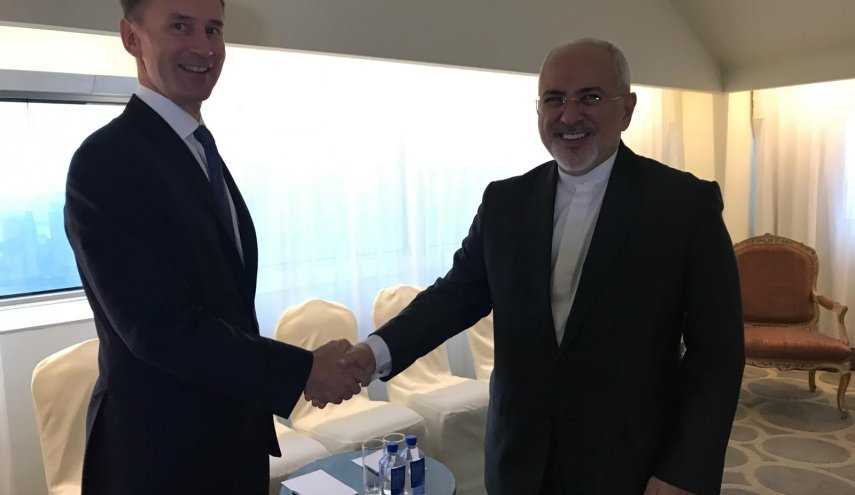 لقاء بين وزيري الخارجية البريطاني والايراني
