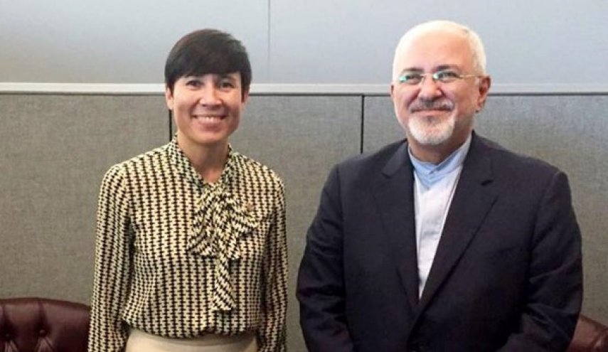 محادثات بين وزيري خارجية ايران والنرويج في نيويورك