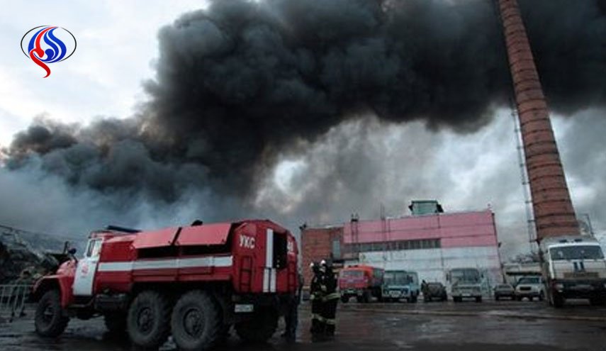 افراد ناشناس در روسیه 11 کامیون را به آتش کشیدند