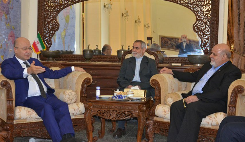 تمجید رئیس‌جمهور عراق از نقش ایران در حمایت از این کشور