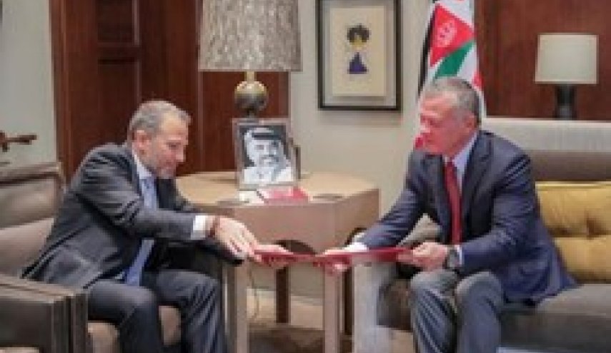 دیدار وزیر خارجه لبنان با شاه اردن