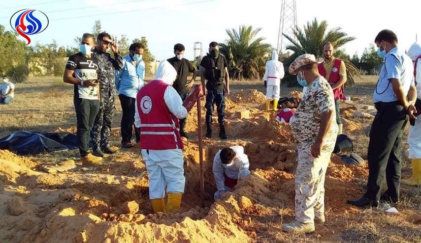 کشف گور جمعیِ 100 نفره در لیبی
