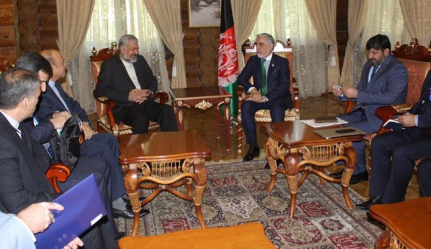 دیدار قائم مقام وزیر امور خارجه ایران با رئیس اجرایی دولت افغانستان