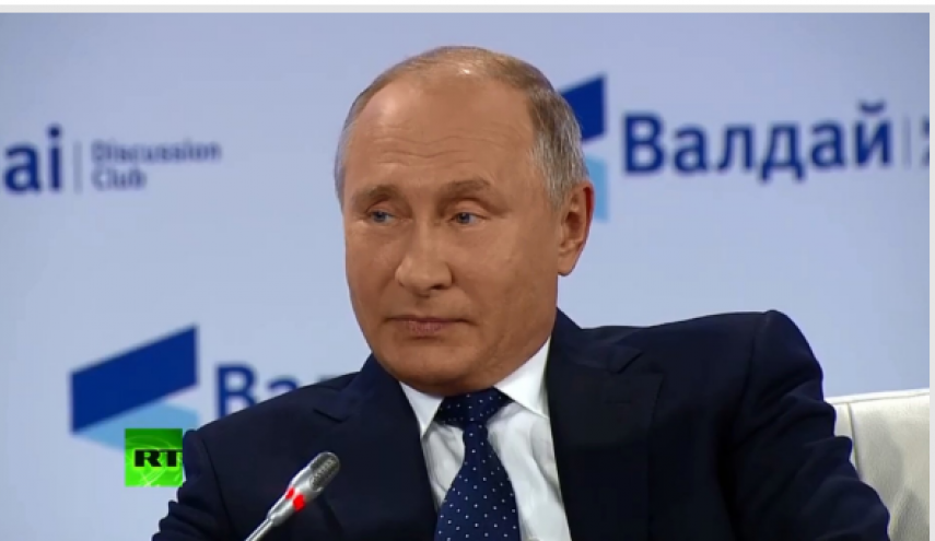پوتین: تهدیدات تروریستی علیه روسیه،‌ ما را وارد عملیات مبارزه با تروریسم در سوریه کرد

