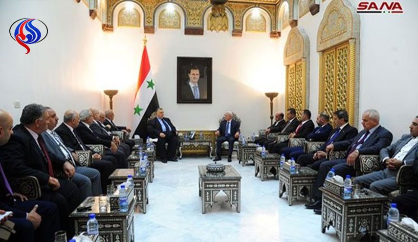 سفر هیئت کانون وکلای اردن از گذرگاه نصیب و دیدار با رئیس پارلمان سوریه