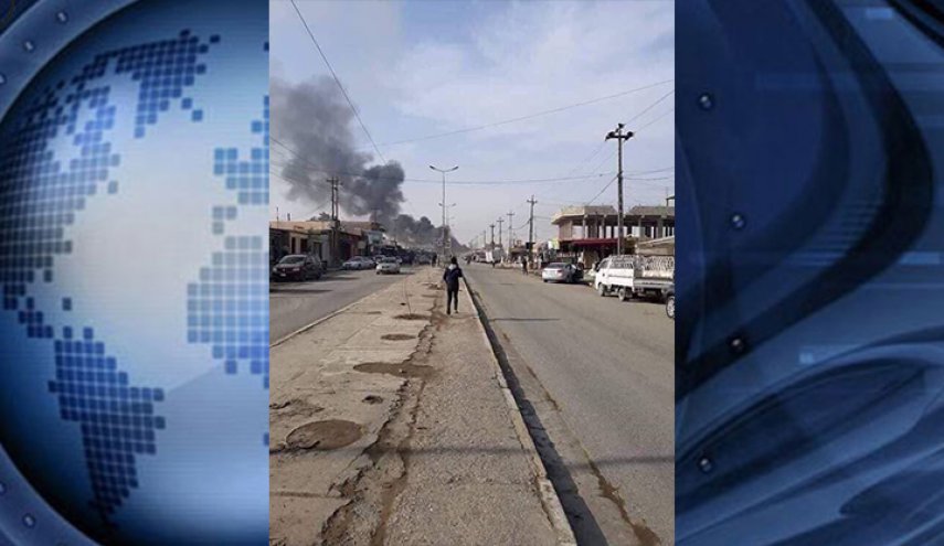 بالصور.. ما خلفه تفجير المفخخة في جنوبي الموصل