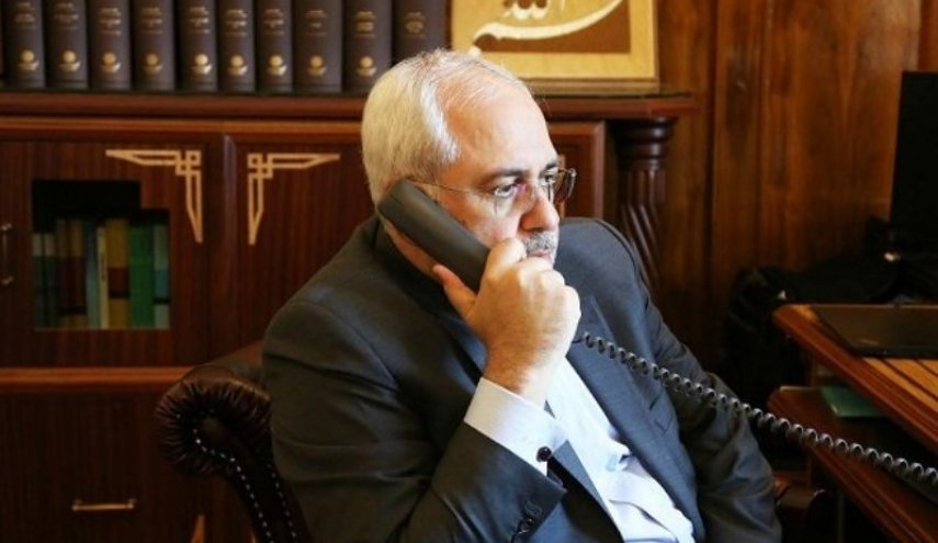 ظريف يجري مباحثات هاتفية مع نظيره العراقي الجديد 