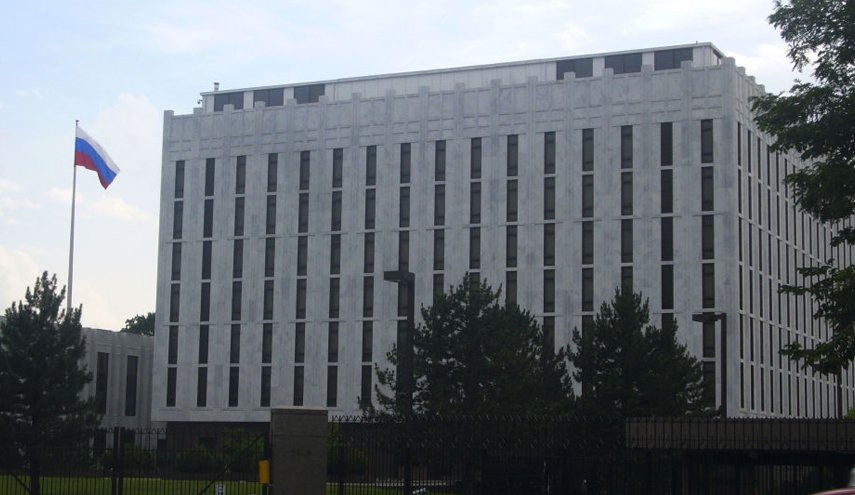 کشف بسته مشکوک نزدیک سفارت روسیه در واشنگتن