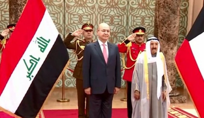رئیس‌جمهور عراق وارد کویت شد
