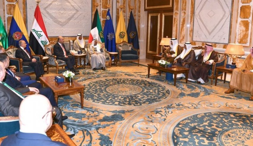 دیدار رئیس‌جمهور عراق با امیر کویت
