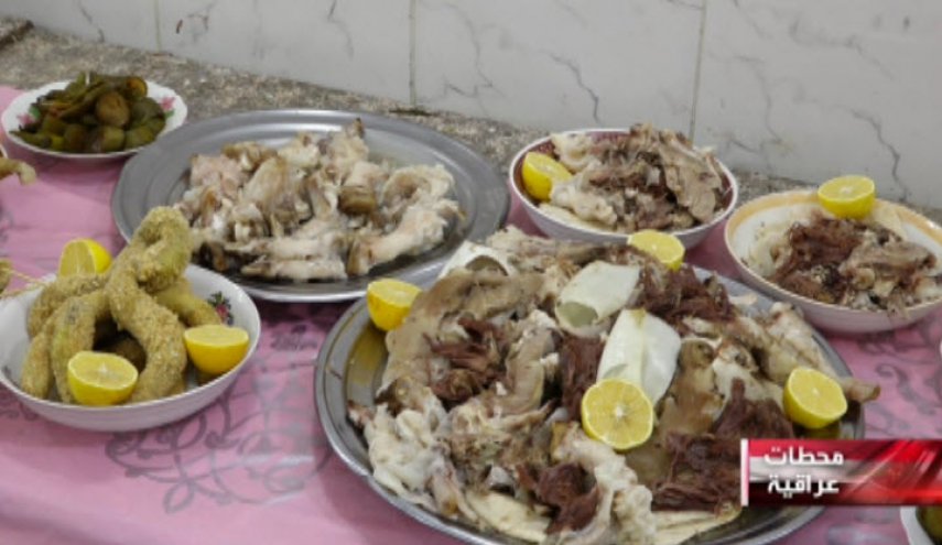 محطات عراقية اكلات شعبية عراقية قناة العالم الاخبارية