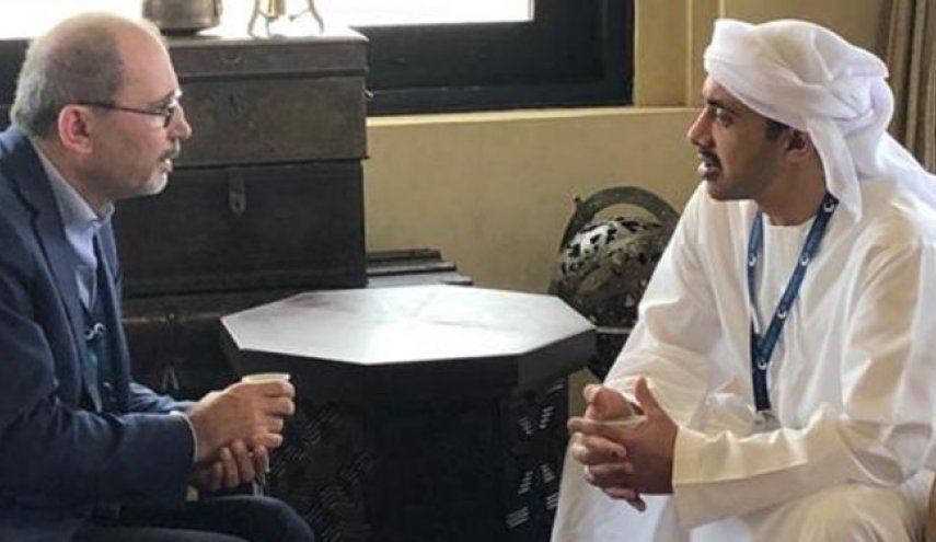دیدار وزیر خارجه اردن با همتای اماراتی
