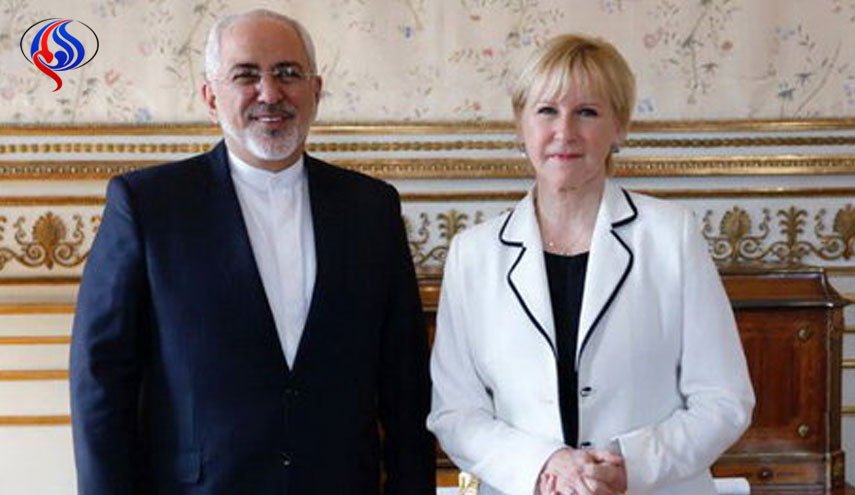 گفت وگوی ظریف با وزیر امور خارجه سوئد در باره مذاکرات صلح یمن