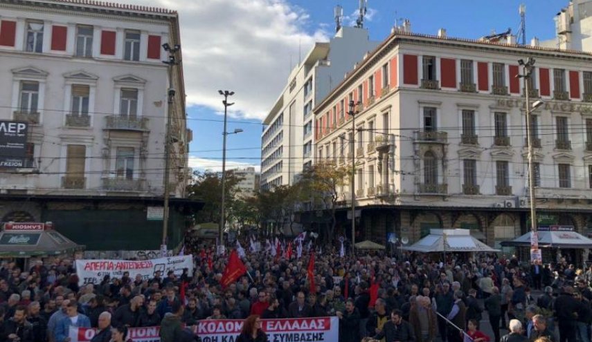 تداوم اعتراض‌های ضد دولتی در یونان