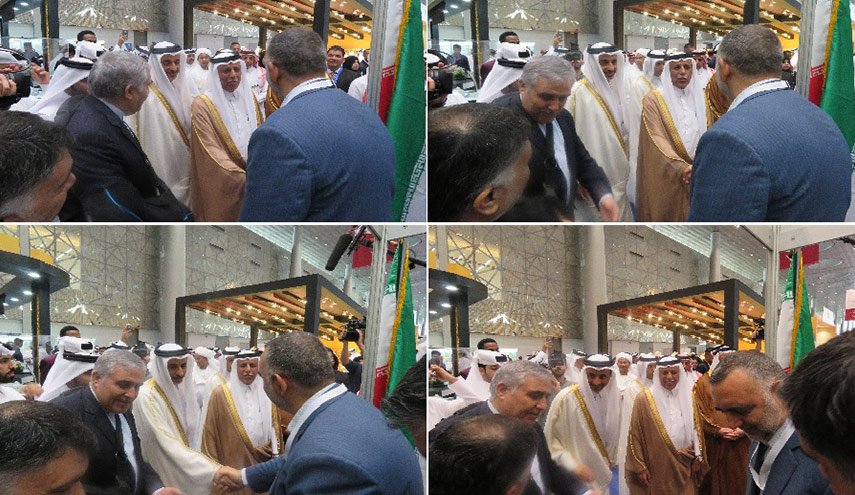 رئيس البرلمان ووزير الثقافة القطريان يزوران جناح الناشرين الإيرانيين