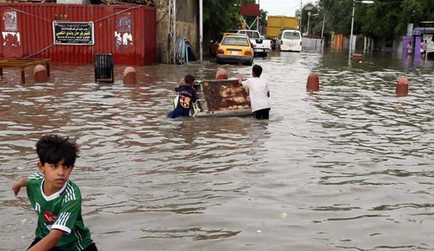 مصرع اربعة مدنيين نتيجة السيول في الموصل