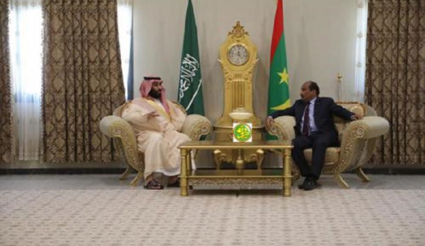 ولیعهد عربستان با رئیس جمهوری موریتانی دیدار کرد
