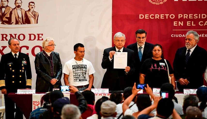 الرئيس المكسيكي الجديد ينشئ لجنة تحقيق حول إختفاء عشرات الطلاب
