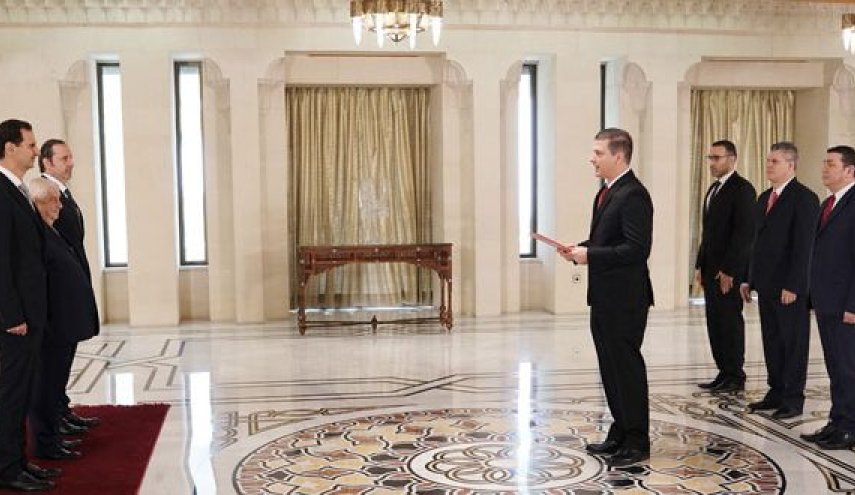 الرئيس الأسد يتقبل أوراق اعتماد سفيري أرمينيا وفنزويلا