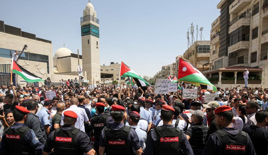 توقيف 17 شخصا في الاردن بتهمة إثارة الشغب خلال تظاهرة