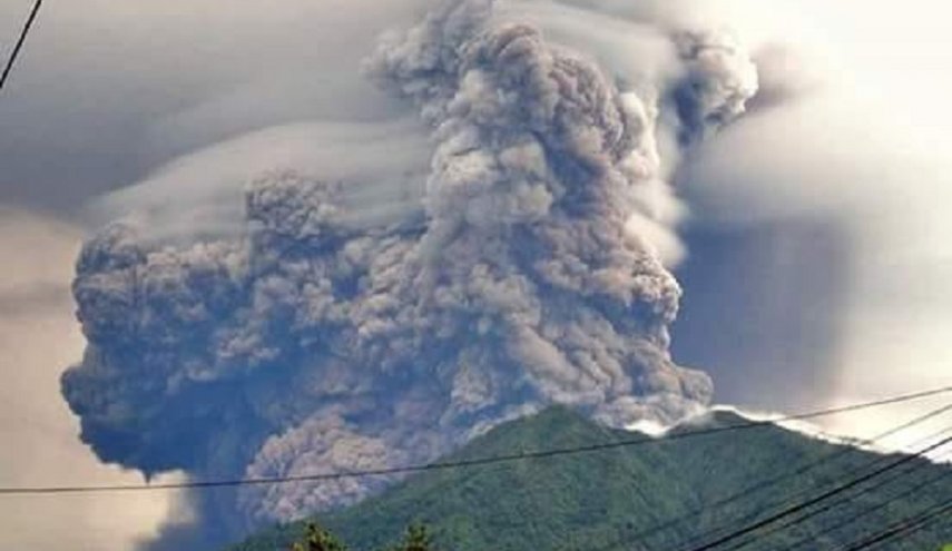 فوران آتشفشان سوپوتان مرکز اندونزی را در شرایط امنیتی قرار داد