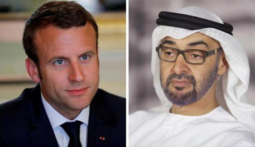  رئيسا فرنسا والامارات يبحثان تطورات اقليمية ودولية
