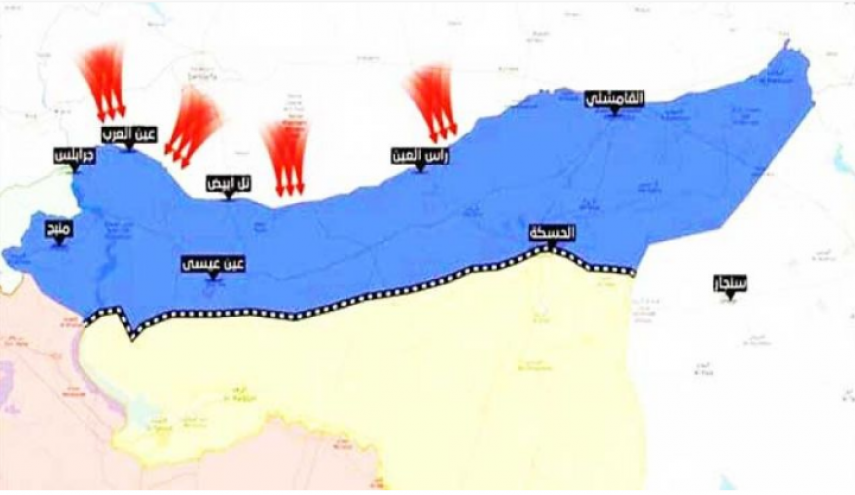 هجوم تركيا العسكري على حدود سوريا اقترب؛اليك تفاصيله
