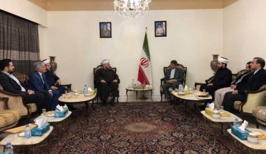  السفير الإيراني في بيروت يجتمع الى امين عام حركة الامة بلبنان 