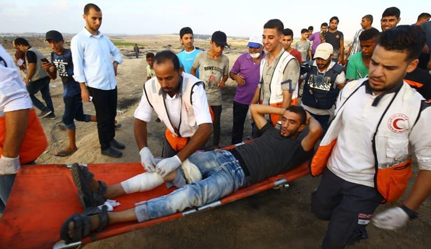 3 شهید و 40 مجروح در سرکوب تظاهرات مردم در شرق غزه