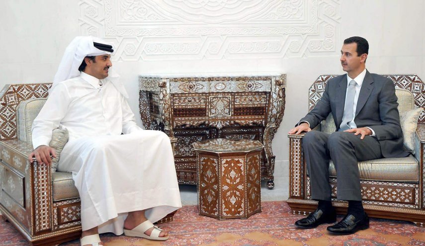 مسؤول سوري يوضح حقيقة زيارة أمير قطر لسوريا
