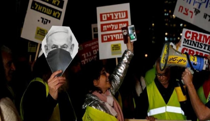 جلیقه زردها در تل آویو علیه نتانیاهو شعار دادند
