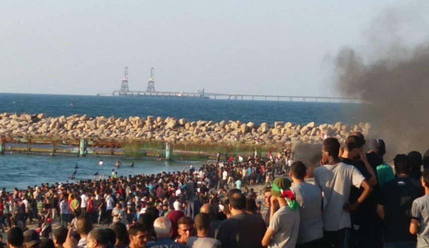 برگزاری 21 مین تظاهرات ساحلی در شمال نوار غزه