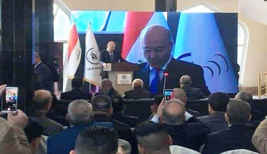 الرئيس العراقي يفتتح برج بغداد بعد إعادة تأهيله
