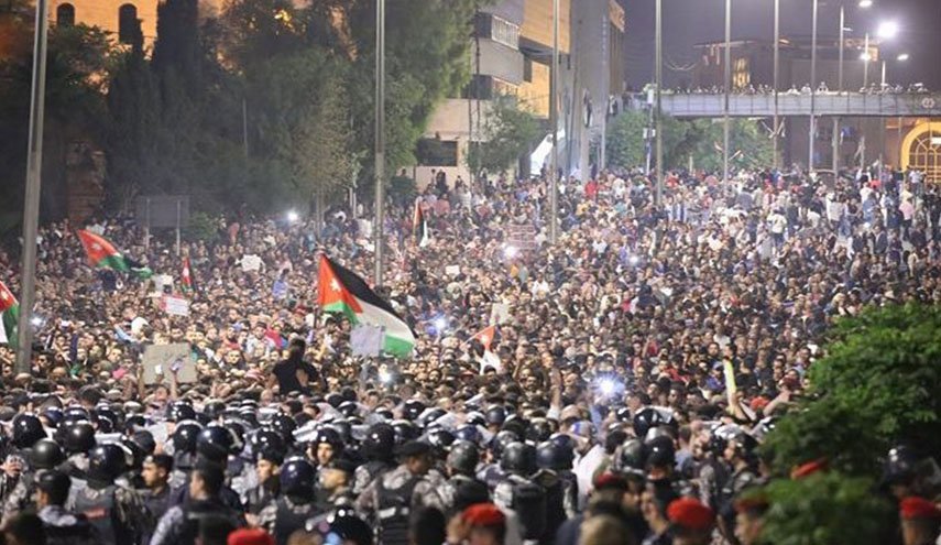 تظاهرات ضد دولتی در اردن
