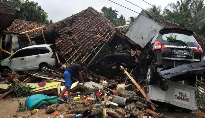 زلزال بقوة 5.8 درجة يضرب إندونيسيا