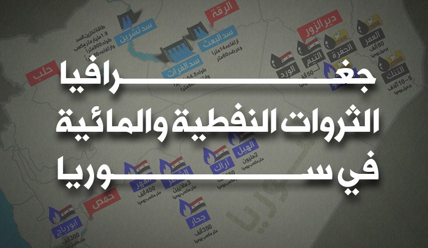 جغرافيا الثروات النفطية والمائية في سوريا