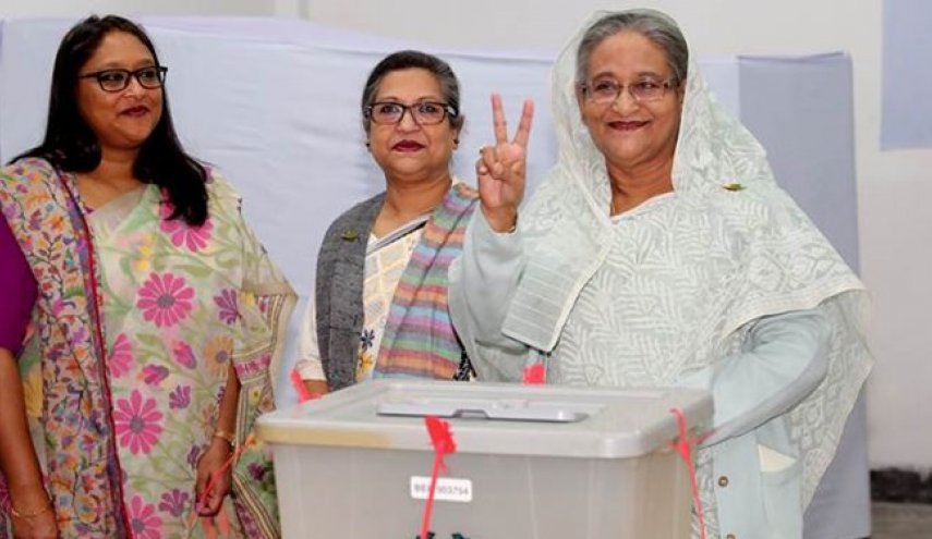 «شیخ حسینه» برای سومین بار در انتخابات بنگلادش پیروز شد