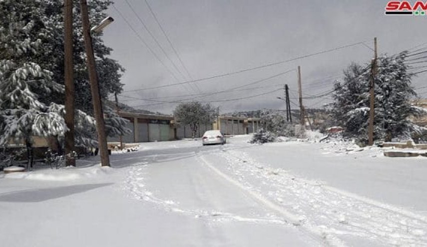 الثلوج تغطي سوريا .. وهذه توقعات الطقس للأيام القادمة +شاهد