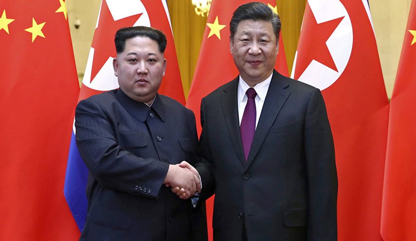 رهبر کره‌شمالی به دیدار رئیس‌جهمور چین رفت