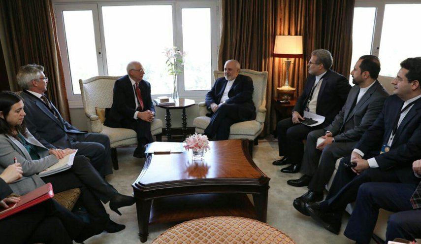 گفت‌وگوی ظریف و وزیر خارجه اسپانیا در دهلی‌نو