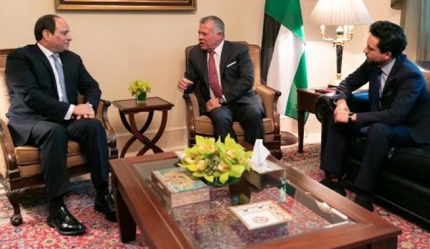 دیدار رئیس‌جمهور مصر با شاه اردن

